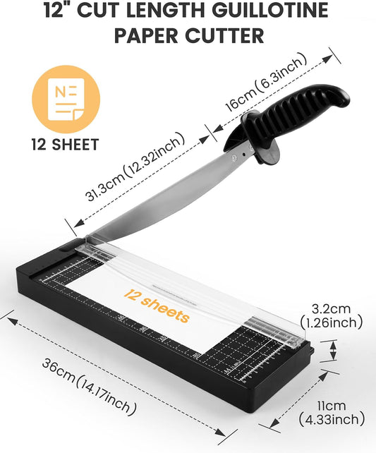 12-Inch Heavy-Duty Paper Cutter